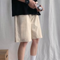 아메카지룩 남자 대학생 데이트룩 베이직 밴딩 5부 반바지 코디