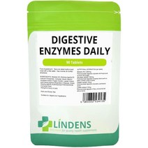 Lindens 린든 소화효소 엔자임 파파인 베타인 HCL 180정 베지정제, 1통, 100g