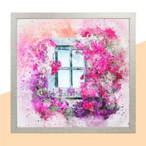 미프리아트 판넬형 보석십자수 전용액자 03 AT-88 실버 액자