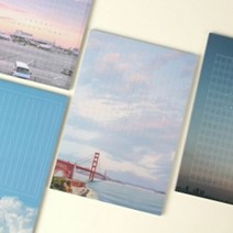 패드편지지P(여행) 종이 배경 포토 실사, 단품