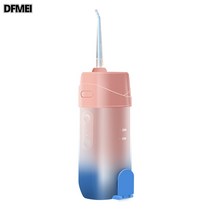 DFMEI 가정용 펄스 스케일러 충치기 전동 휴대용 결석제거 스케일링 구강세척기, 핑크블루그라데이션