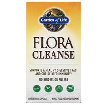 Garden of Life 가든 오브 라이프 플로라 클렌즈 라이소자임 헤미 셀룰라아제 Flora Cleanse 60베지캡슐