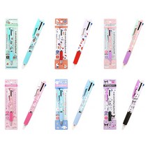 유니 산리오 제트스트림 3색펜 0.5mm 6종, 3색/마이멜로디