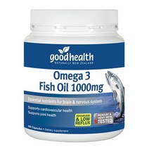 굿헬스 오메가3 피쉬오일 1000mg 400캡슐 뉴질랜드 직송, 1개, 400정