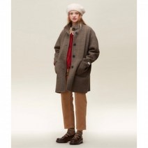 써스데이아일랜드 [여성]하이넥 싱글 코트(T228MCT239W) 152964