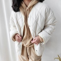 주니어 푸딩 누빔 숏패딩 점퍼 초등학생 중학생 고등학생