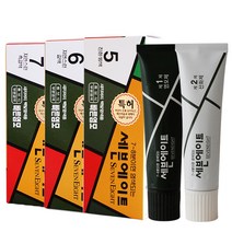 동성제약 세븐에이트 새치 염모제, 5호 진한밤색, 3개