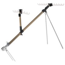 장어받침틀 장어 낚시 땅꽂이 릴 받침틀 6단 받침대 3 5 6 8 단 구 백사장 한강 샌드폴, 2.4m 장어 받침틀