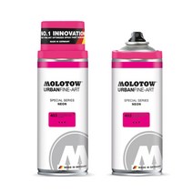 [모로토] 아크릴스프레이 400ml 형광 (색상선택) - 스프레이페인트 바니쉬 모로토우 MOLOTOW, 403 NEON Pink