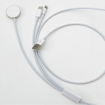 지모 아이폰 애플워치 3in1 멀티 충전 케이블, 1개