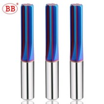 핸드 리머 BB 카바이드 리머 CNC 기계 구멍 디버링 도구 블루 코팅 HRC60 라스 커터 드릴 스테인레스 스틸, 21 3x100mm