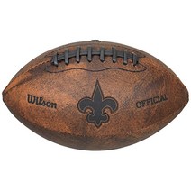 Gulf Coast Sales NFL 덴버 브롱코스 윌슨 22.9cm9인치 스로우백 풋볼 브라운, New Orleans Saints