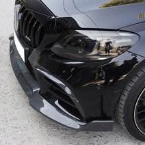 벤츠 C클래스 W205 AMG 라인 프론트 범퍼 안개등 덕트 스플리터 카나드 윙 C 43 53 63