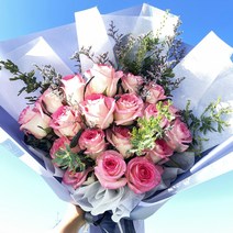 화병포함 생화 슈가밤장미 자이언트꽃다발 프로포즈, 슈가밤 +영양제5P