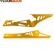 KYMCO AK550 AK 550 바이크 오토바이 액세서리 CNC 체인 가드 벨트 커버 프로텍터, [03] gold