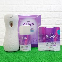 LG생활건강 아우라 자동분사기세트 1개+라벤더 리필 2개, 자동분사기1개 + 라벤더 리필 280ml 3개, 3개, 280ml