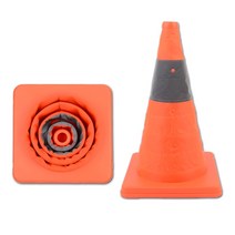 [미스릴리] 중형 접이식 칼라콘 주차 금지 안전 주의 표시 꼬깔콘