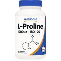 뉴트리코스트 L-프롤린 1000mg 캡슐, 180개입, 1개
