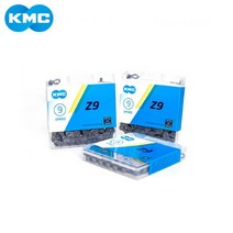KMC 모든 구동계 호환 9단 체인 Z9 실버, 단품