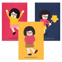 브리스크스타일 성냥 3p 세트 안녕, Happy, Dandy, Grace, 6세트