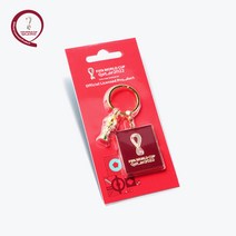 키링 열쇠고리 2022 카타르 월드컵 엠블럼 미니골드컵 축구-617640, 옵션01