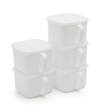 달빛별빛 핸디캐니스터 1400ml 화이트, 4개