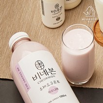 [웰굿] 철원목장 수제 아로니아요거트 500ml x 6, 단품