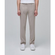 MUSA STANDARD 테이퍼드 히든 밴딩 10부 슬랙스 라이트 베이지 TAPERED HIDDEN BANDING SLACKS LIGHT BEIGE MIPS0002-LB