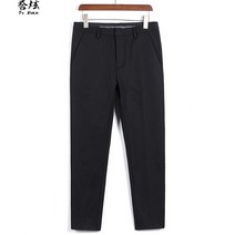 키작은남자정장 가을 남자코디 서 바지남자 키커 보이는 8부팬츠 비지니스 정장바지 슬림 9부팬츠 4831927988