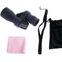 고배율 단망경 망원경 binoculars 휴대용 저조도 야간 투시경 단안 사냥 캠핑을위한 줌 야외 낚시 망원경152793, 01 Black, 01 Black