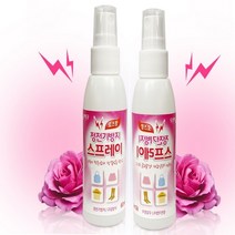 옷정전기 정전기없애는 정전기스프레이 정전기방지 로즈향 60ML, 없음