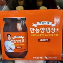 백쿡 백종원 만능 양념장 소스 500g x 2