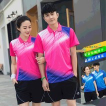 배드민턴복 세트 테니스 배드민턴 유니폼 땀 흡수 통기 단체 구매