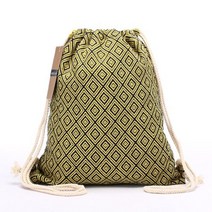 여성 백팩 보헤미안 스타일 숄더 백 빈티지 집시 칙 호보 히피 아즈텍 부족 가방 DRAWSTRING