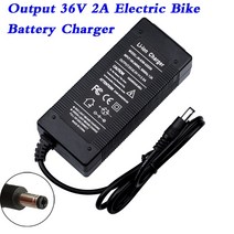 휠체어 전동휠체어 42v 리튬 충전기 스쿠터 배터리 팩 36v 2a 전기 자전거 hoverboard 균형 배터리 충전기, 우리를