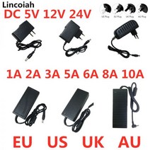 AC 100V240V DC 5V 12V 24V 조명 변압기 1A 2A 3A 5A 6A 8A 10A LED 스트립에 대 한 전원 공급 장치 어댑터 변환기 빛 CCTV, CN_UK | 5V | 5A