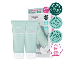 라운드어라운드 편백 블레미쉬 클렌징 폼 200ml+200ml 더블 기획세트 (랜덤샘플증정)
