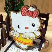 천사날개고양이 핸즈우드 팬시우드 수업용 우드공예 diy