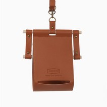 세컨드포그 감성 캠핑 가죽 휴지걸이, 휴지걸이 브라운