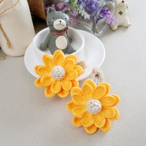 라일플라워 헤어핀 / 유아헤어핀 / 여아머리핀 / 논슬립집게핀