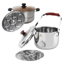 엠원 곰솥냄비 들통 찜통, 선택1. 퀸센스 찜냄비