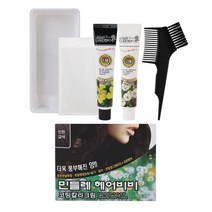 은은한 샴푸향 민들레추출물 헤어칼라 150g 진한갈색, 상세페이지 참조