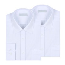[예작반팔셔츠] 레디코 남성용 베이직 레귤러 긴팔 셔츠 2장
