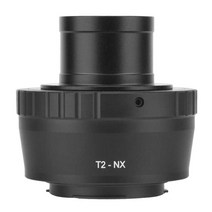 알루미늄 합금 T2-NX 렌즈 어댑터 링 M42 * 0.75mm 스레드 1.25 인치 망원경에 맞게 삼성호환 NX 마운트 카, 한개옵션0