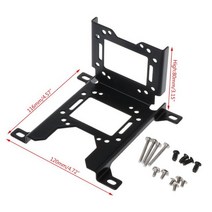 12CM 물 냉각 라디에이터 지원 워터 펌프 배수 탱크 저수지 장착 브래킷 스탠드 PC 히트 싱크 팬 홀더, 02 Flat