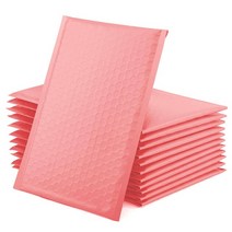 안전봉투 포장봉투 opp봉투 택배봉투 인쇄 4x7 폴리 패딩 우편물 12x18CM 버블 봉투 셀프 씰 가방 포장 택, 한개옵션1, 19 Coral Pink