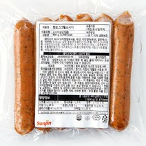 [해핑몰] 선진FS 국산 돼지고기 92% 프리미엄 핫도그 그릴 소시지 480g(80g x, 상세 설명 참조