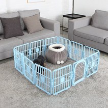 펫토리아 한칸뚝딱 스마트 울타리 도어 B-Type 12P 펄블루