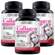 라이프허브 콜라겐정, 120정, 3개