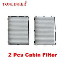 호환 TONLINKER 외부 좌석 필터 4KD819408 아우디 A6 C8 5th A6Allroad Quattro 2018 2019 2020 2021 현재 A7 2nd 4K 자동차, 02 2 Pcs Cabin Filter